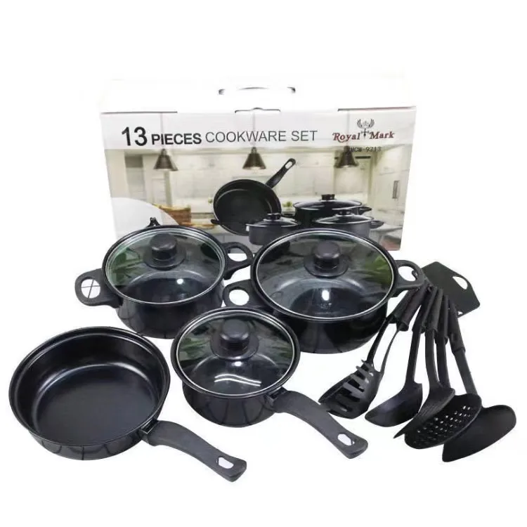 Wholesale 13 Pieces Camping Saucepan Pots And Pans Kitchen Ware Non