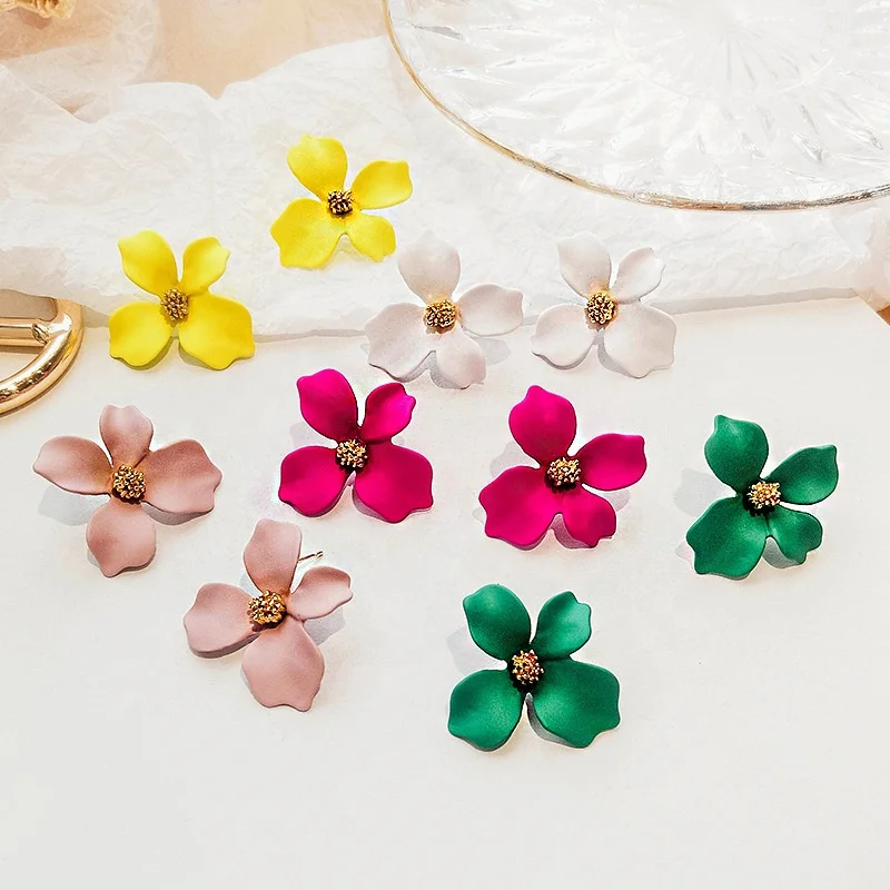 

flower tud earring beautiful,12 Pairs