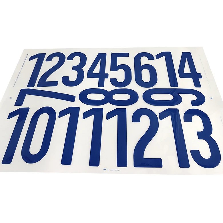 Heat Press Clothing Football Jersey Numbers High Quality Heat Transfer