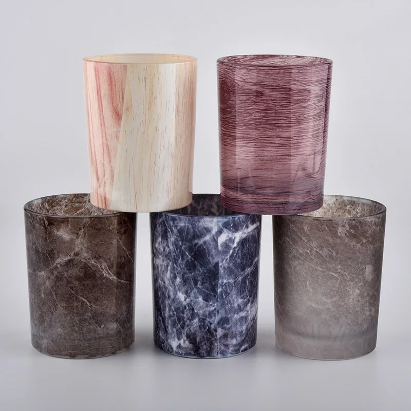 colorful painting glass candle holders manufacturer