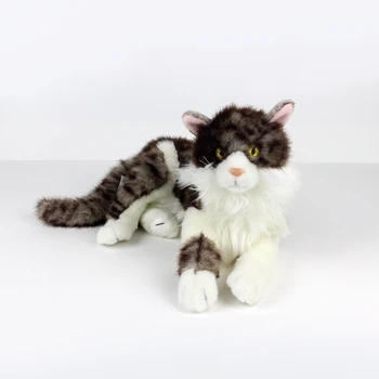 realistic cat plush toy