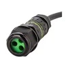 IP68 LED Outdoor Circular Housing Wire PA66 Plastic 1 In 3 Out Power Cable Electrical Terminal Waterproof Connector