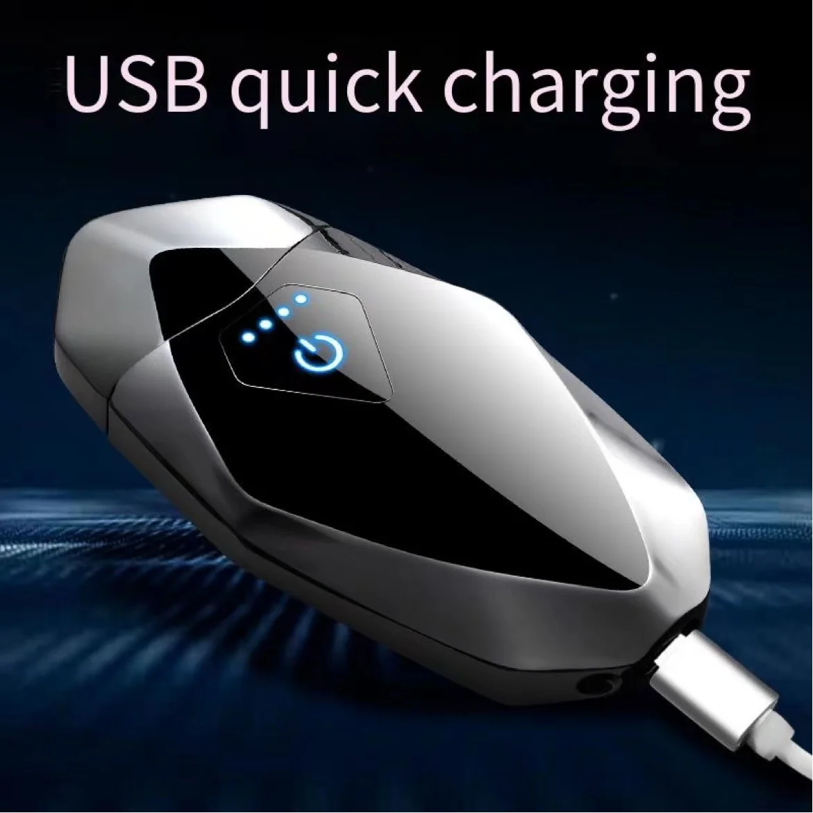 Electric Rechargeable Encendedor Usb Dual Arc Cigarette Lighter