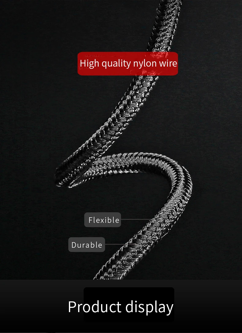 2019Laimoda Charging Fast 1.2M Long Bride cable Micro Portable Android Data Line Type-C 3 In 1 Usb Charger