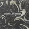 Custom Various surface treatment methods Black Fossil Marble