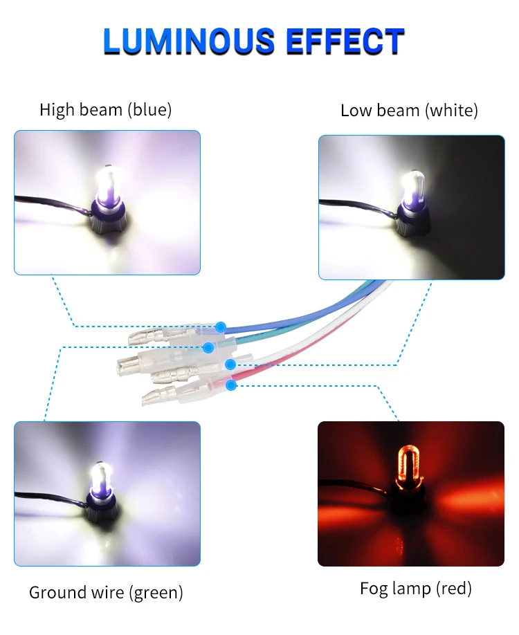 H4 LED Motorcycle Headlight