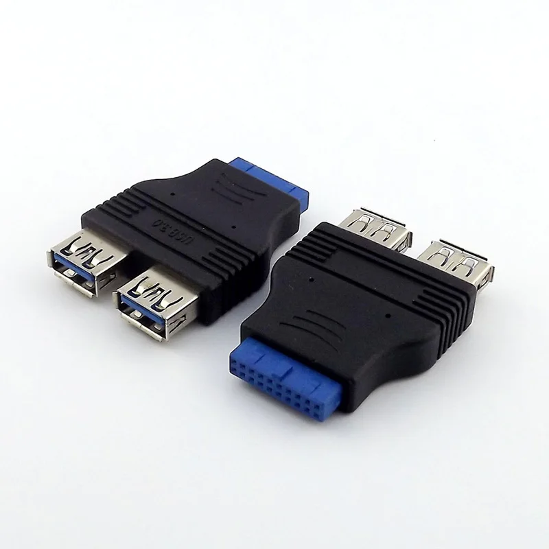 Placa mãe usb 3.0 fêmea usb3.0, extensão conector 20 pinos cabeçote ...