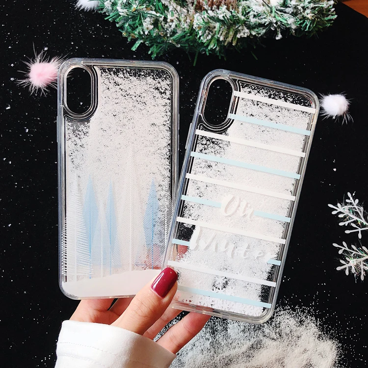 Cedar Quicksand Christmas TPU Case for iPhone 6 to 11 Pro Max
