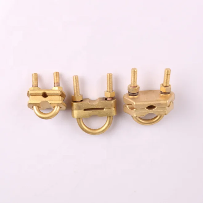 Hua Dian 2020 Oem Brass G Type Earth Clamp Welding Ground