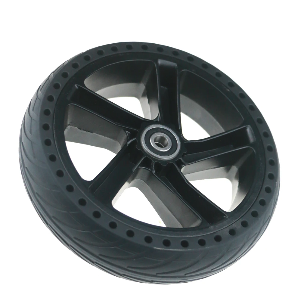 Ninebot Es1 Es2 Es3 Es4 Rear Wheel Rim+ Porous Solid Tire For Ninebot Scooter 8.125 Inch