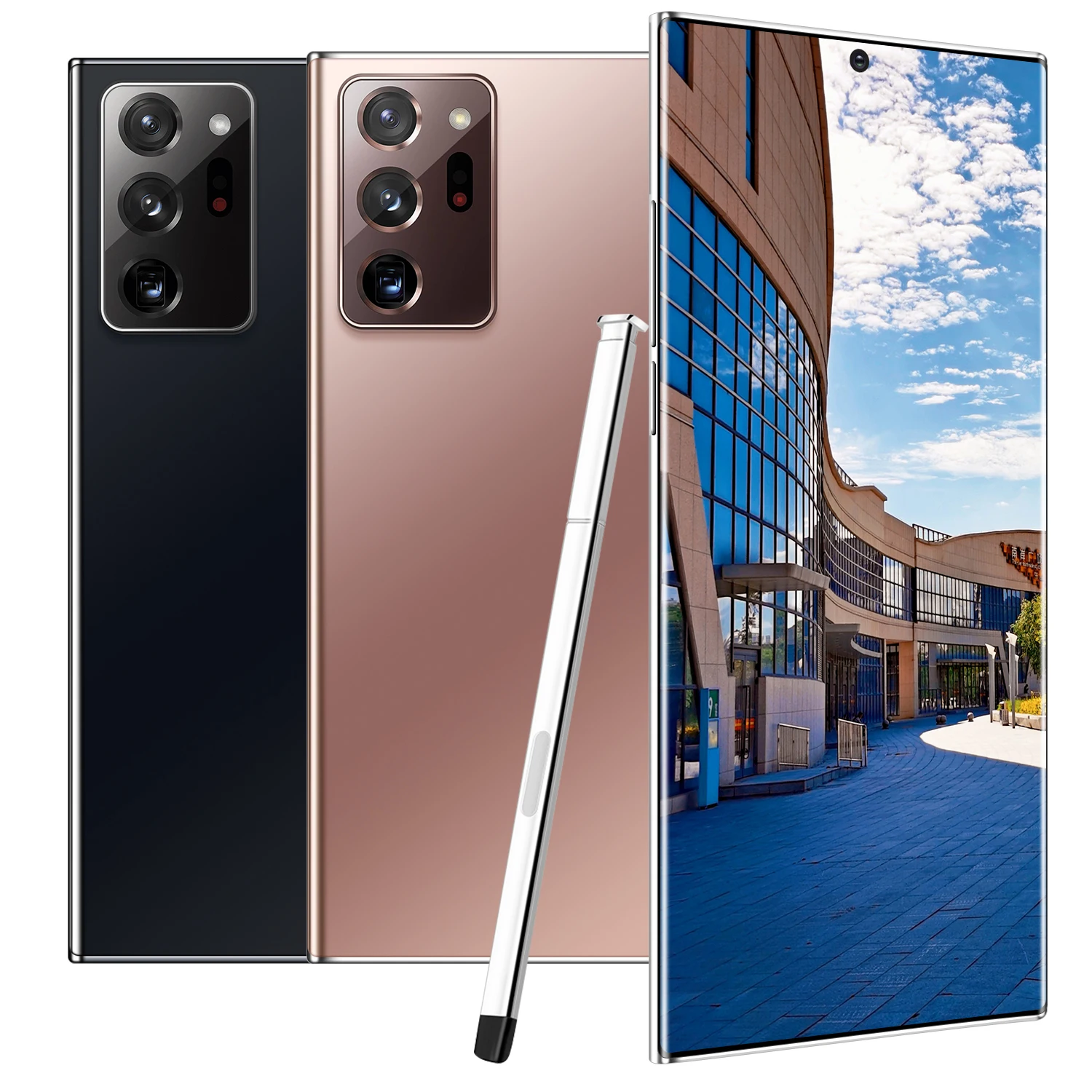 

Note20 Ultre N1 New 100% original 6.9 inch Screen Android phone 3 sim card mobile phones