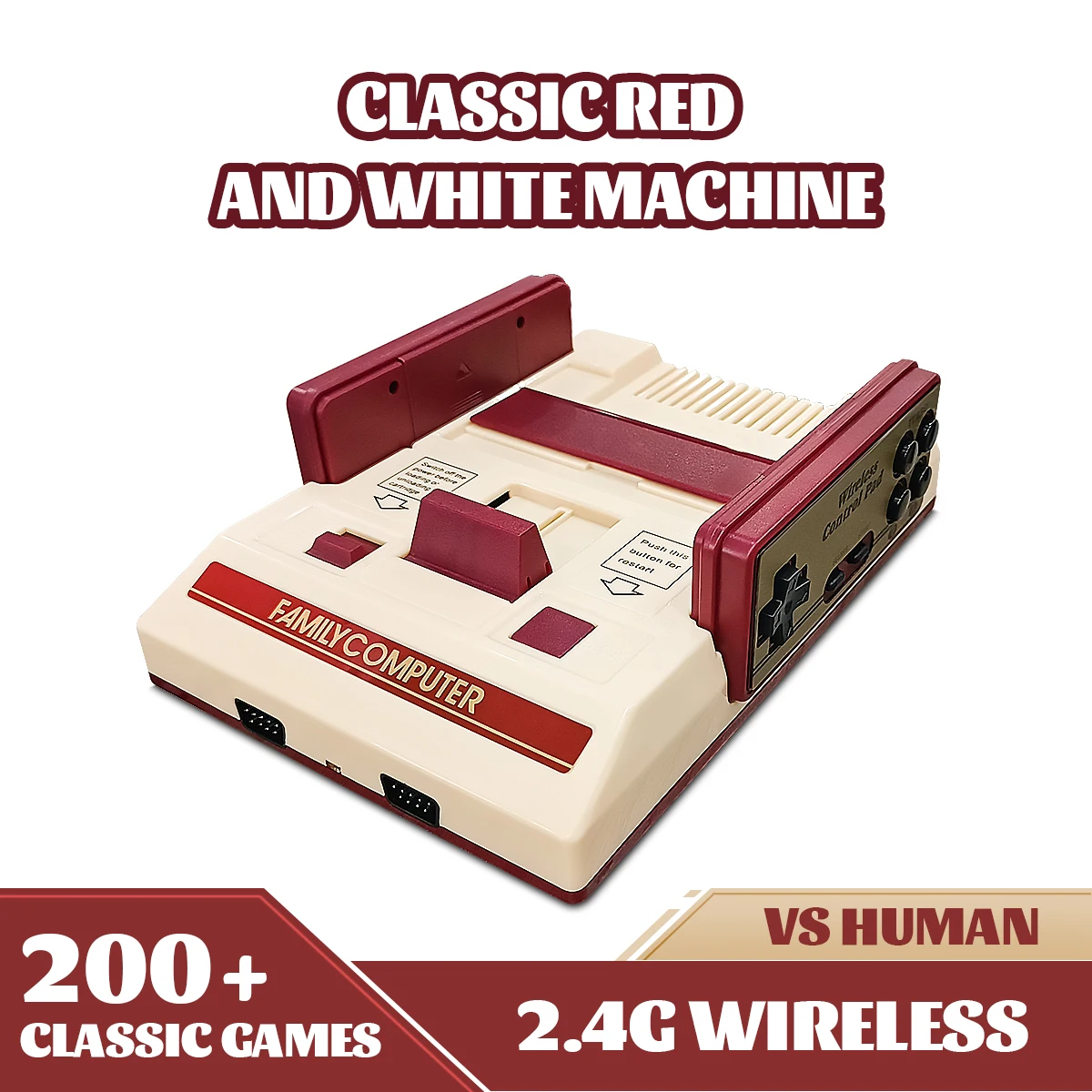 Nx-51 Classic Family Computer Hd720p Video Game Fc 8bit Retro Wireless ...