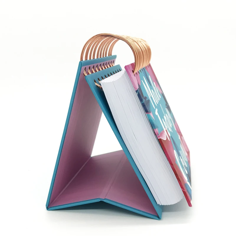 Custom 365 Days Tear Off Spiral Binding Desk Calendar For Office Buy