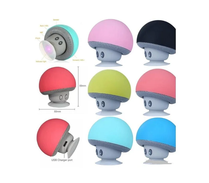Wireless Mini Bluetooth Speaker Portable Mushroom Stereo Bluetooth Speaker For Android IOS PC for iphone 7 8 x S7 S8 S9 - ANKUX.COM