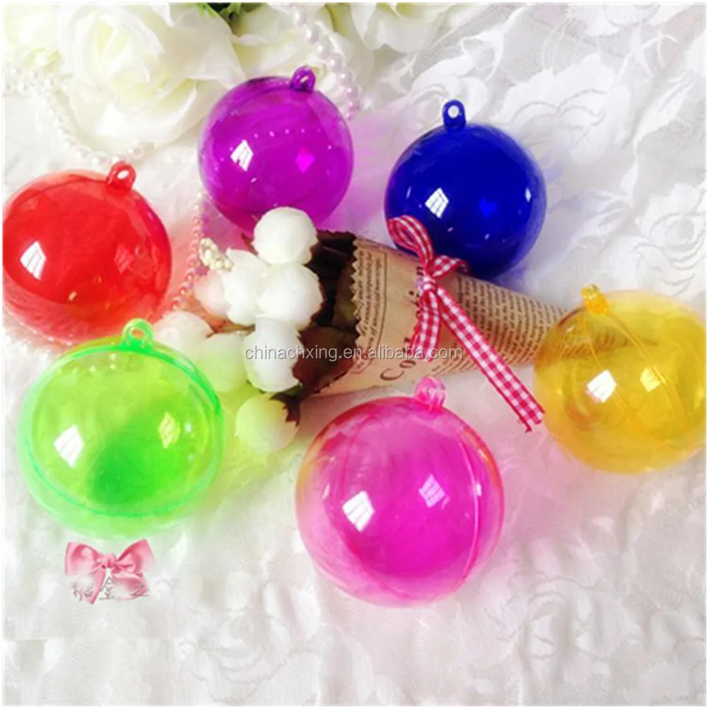 Different Sizes Clear Plastic Balls For Christmas Ornaments Buy Clear