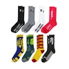 cheap custom design logo oem combed cotton men crew socks custom stitched bamboo sport sock customs black white socks for men