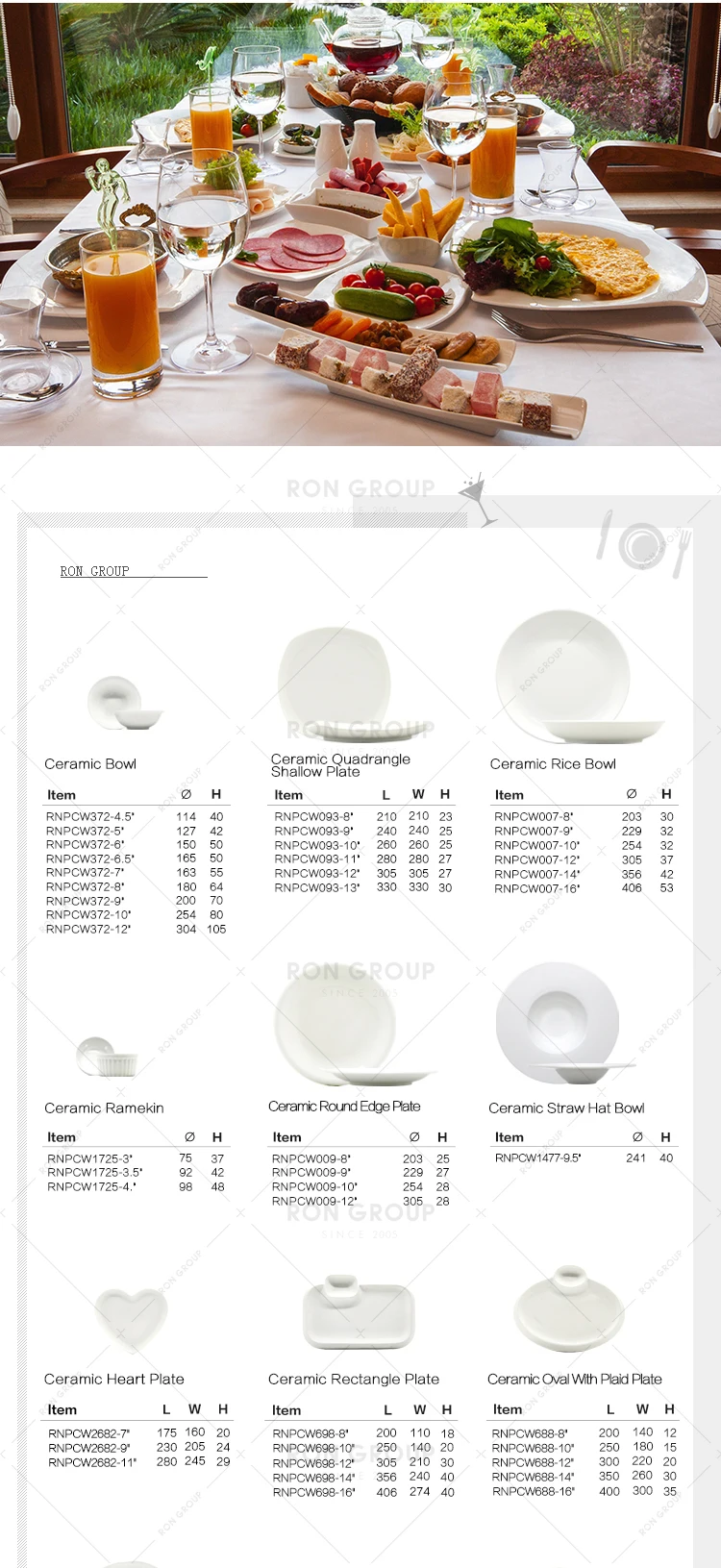 Wholesale European Style Wedding Restaurant Tableware Dishware White Round Deep Plate Dinnerware Dishes Porcelain Ceramic Bowl
