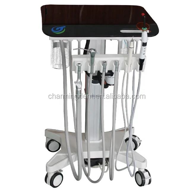 Dental Equipment Electric Delivery Cart / Dental Mobile Unit Cart Height Adjustable/medical