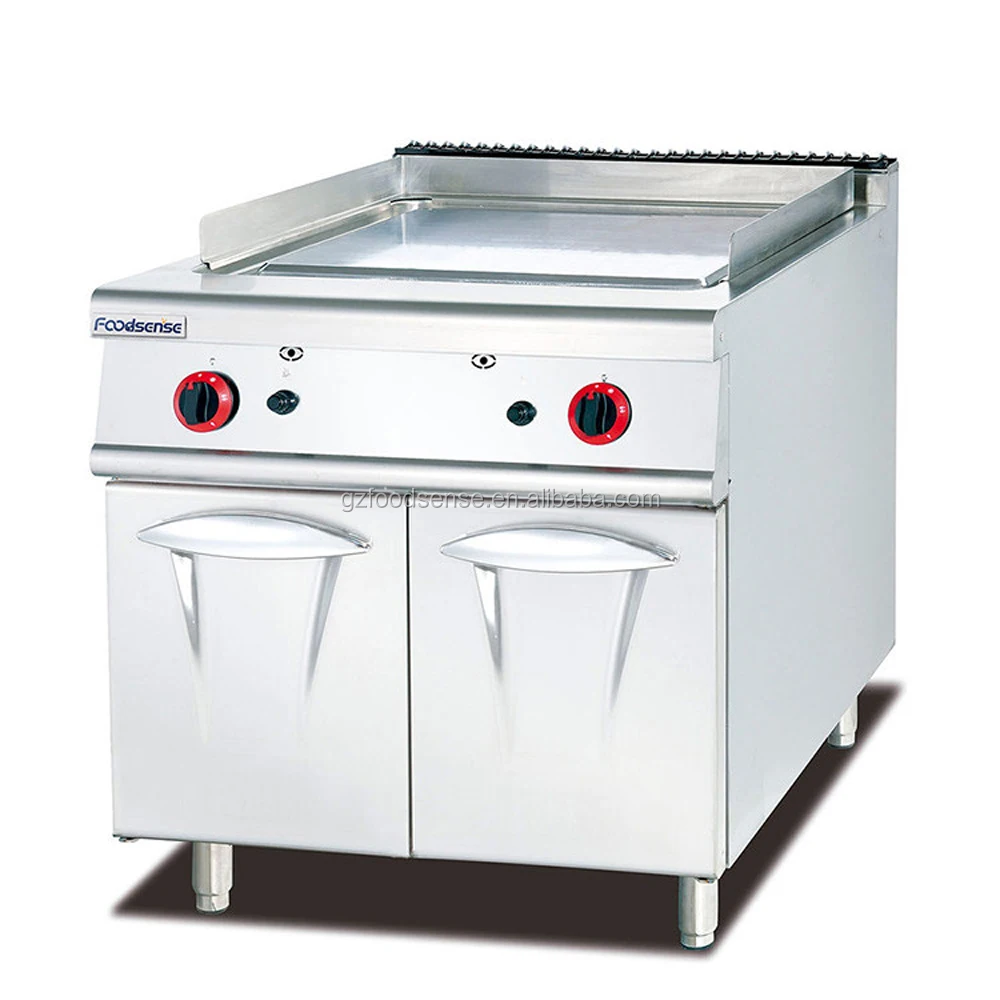 Commercial kitchen equipment  gas griddle with cabinet prices