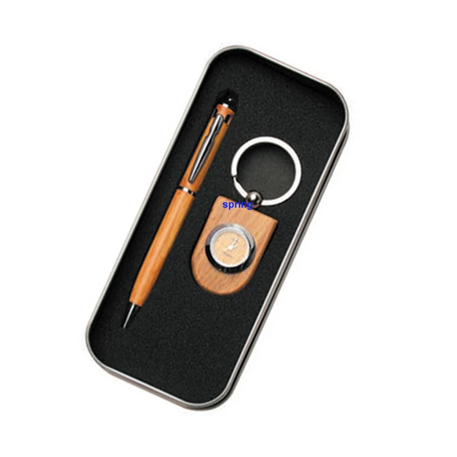 Promotional Custom Logo Business Card Holder And Pen Gift Set Items For