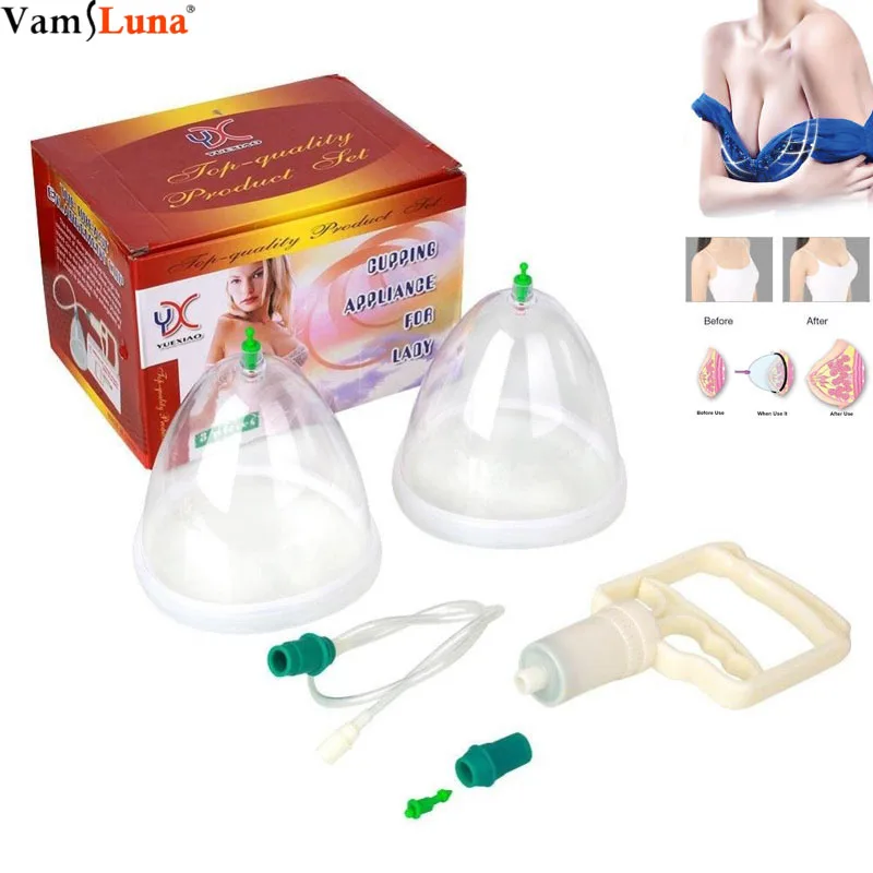 Vacuum Breast Enhance Pump Cup Chest Enlargement Device For Women