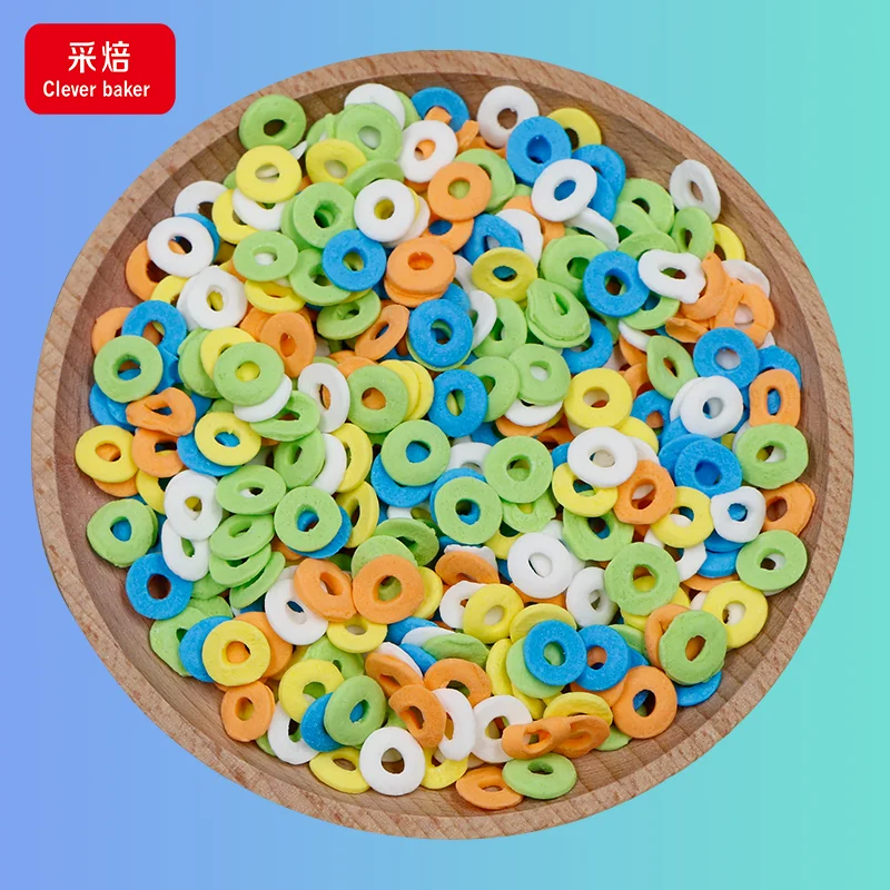 Edible Sprinkles Hollow Circle Edible Confetti Spanish Sliced Sprinkles