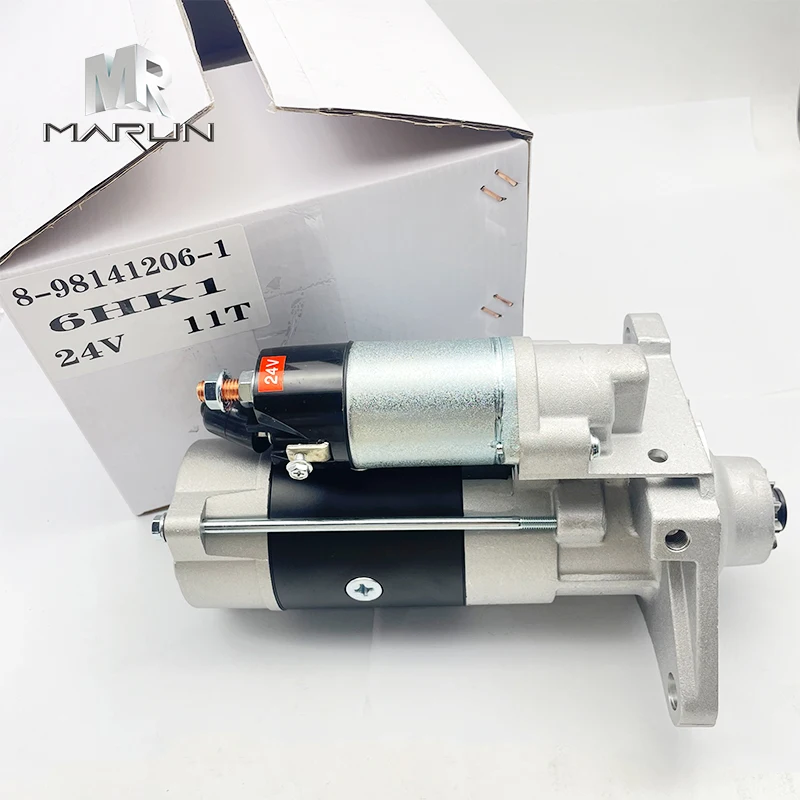 8-98141206-1 8981412061 ZX330 6HK1 24V 11T 5.0KW Starter Motor for