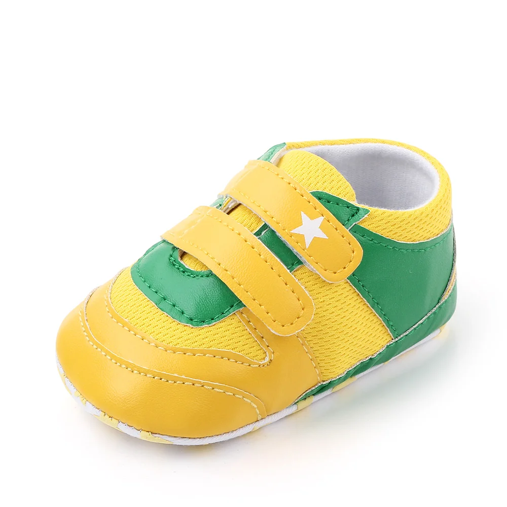 New patchwork design baby shoes boy kids casual sport shoes soft sole  infant  toddler shoes details