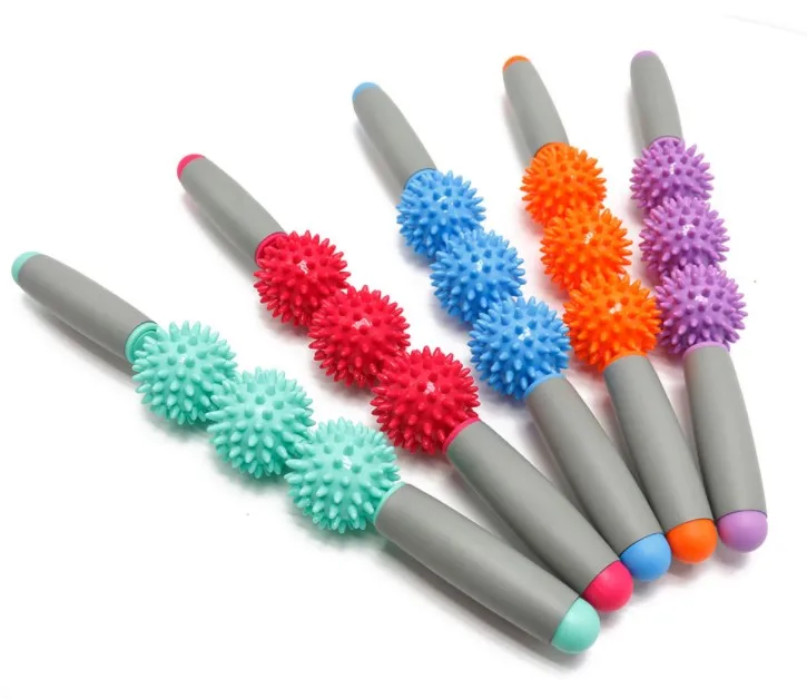 Hedgehog Ball Massage Ball Thorn Ball Sports Massage to Relax The Muscles Relax Fascia Hedgehog Roller Yoga Stick