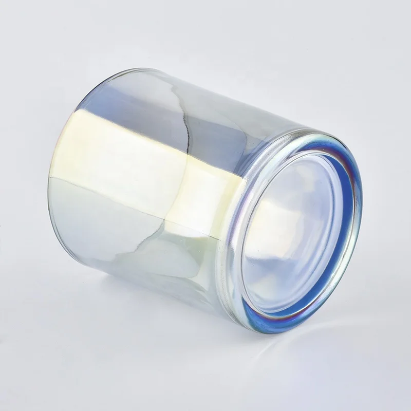 200ml Blue Cylinder Candle Holder For Home Decoration