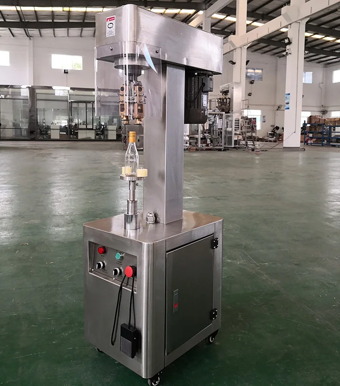 Semiautomatic 30/60 Bvs Capper Screw Capper Machine For Wine Bottle