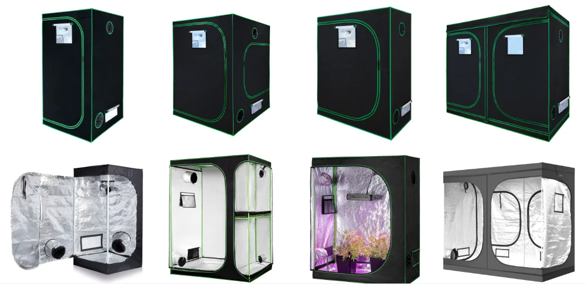 120 120 200 Grow Tent Manufacturers 600D 1680D LED Grow Tent Complete Kit