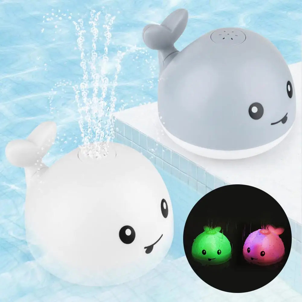WISHTIME Spray Wasser Baby Badespielzeug Wasserpumpe Elektronische Spray Spielzeug Float Drehen Mit Brunnen Schwimmende Badewanne Dusche Bad Spielzeug F/ür Baby Kleinkind Infant Kid Party Pinguin