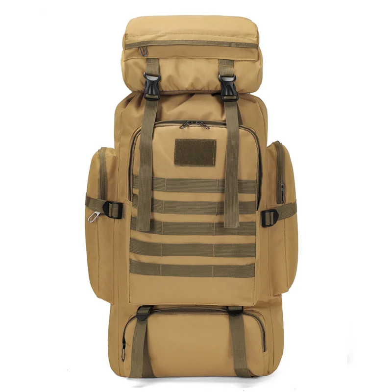 70L 80L Camping Hiking Tactical Backpack Molle Rucksack Waterproof Traveling Daypack for Trekking Hunting factory