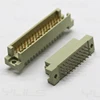 2.54mm DIN 41612 Pcb Connector Male Female Dual Row Third Row Straight bee row
