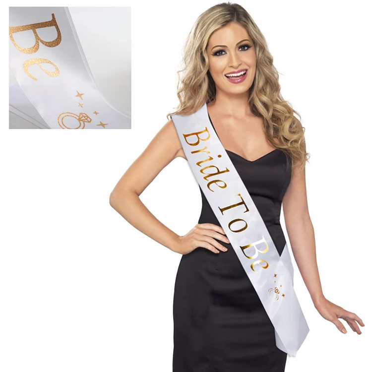 bride to be sash