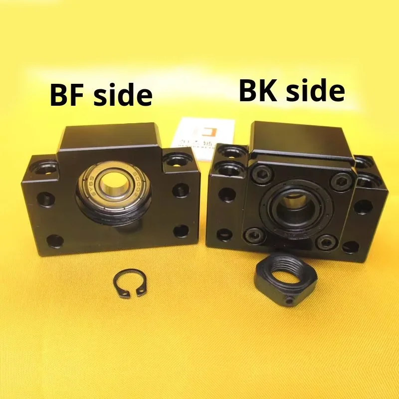 product hd steel ball screw support bracket bk12 screw bearing fixed bracket bf10 ek20 ef fk25 ff ak af15-17