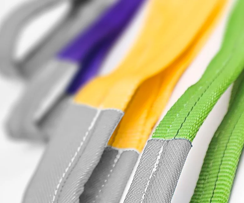 10 Ton Pe Flat bing Sling Lifting Belt Color Code Lifting Belt Sling 6m Flat Braided Lifting