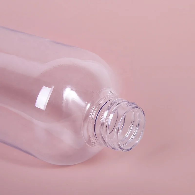 350毫升宠物圆形透明香水喷雾塑料瓶豪华化妆品连续喷雾罐带泡沫泵