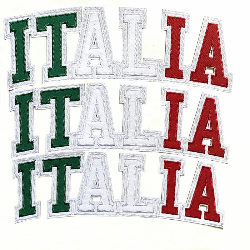 Tackle Twill Patch Heat Transfer Press Iron On Logo Applique Embroidery