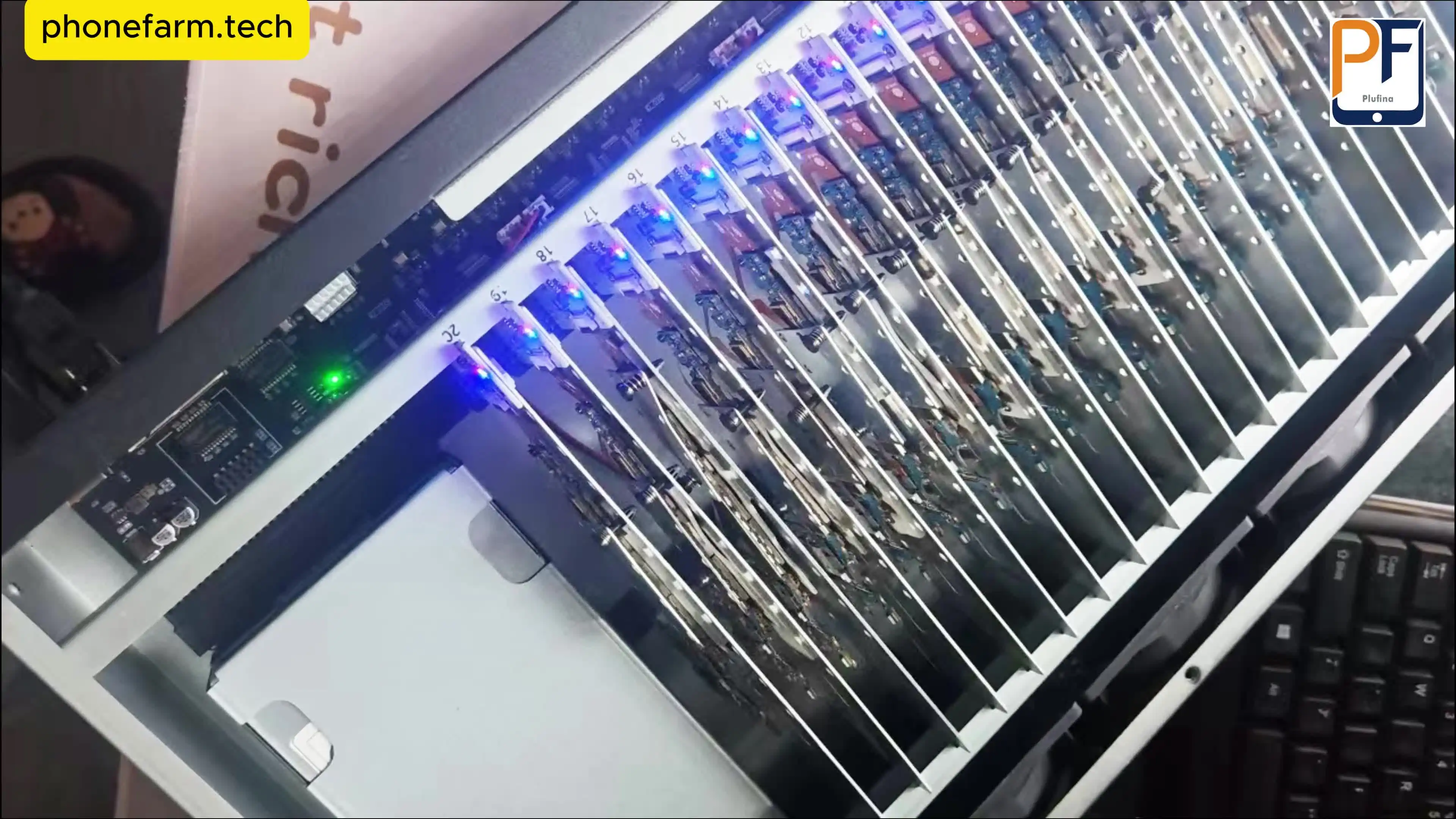 PF Phone Farm Manufacturer Cellphone Farm Housing Chassis