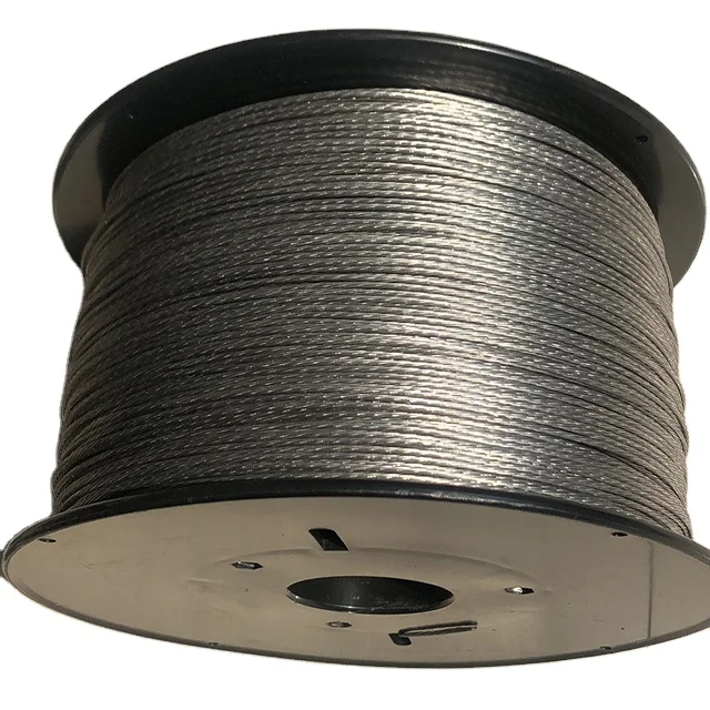 Multi 1.6mm 500meter Each Spool No Rust High Strength 0.5mm X 7 Wire Aluminum Stranded Electric
