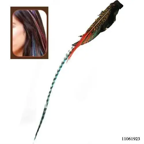 Synthetic Grizzly Feather Extension In Different Colors Buy Grizzly