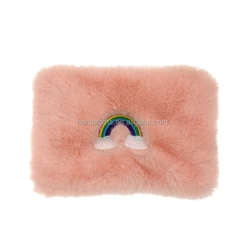 fuzzy makeup bag