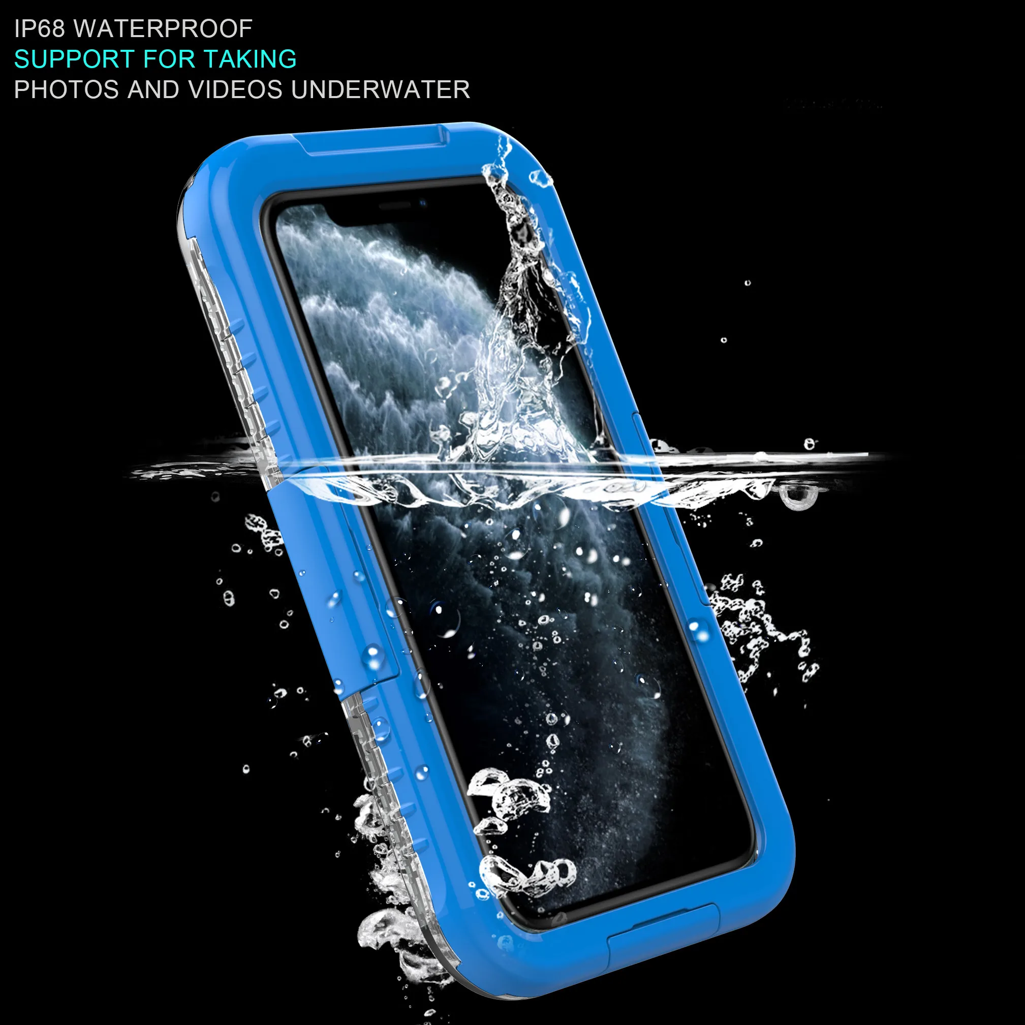 Ip68 Underwater Diving Swimming Phone Cover For Iphone 11 Waterproof