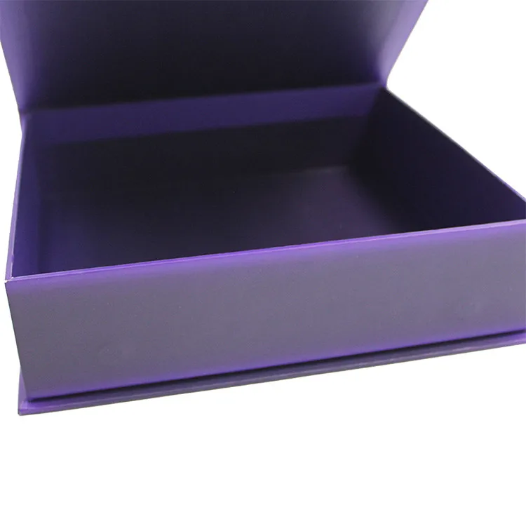  Purple Q Crafts Black Ribbed Hard Gift Box With