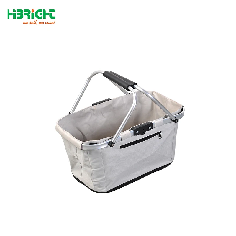 Foldable Oxford Nylon Fabric Picnic Basket Buy Fabric Picnic Basket