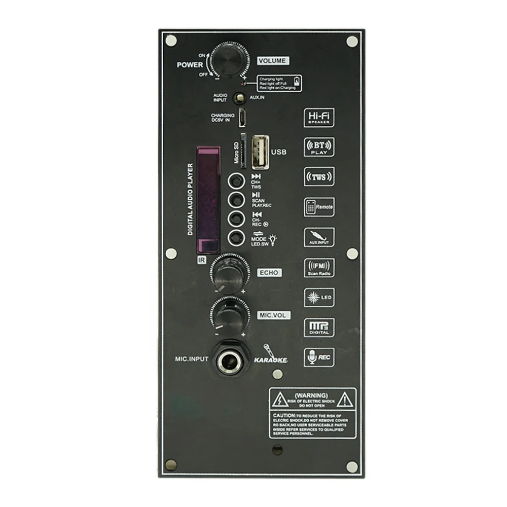 Side-by-side comparison of three 3.7V Bluetooth amplifier boards showing size variation and terminal placement