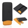 sliding lid game carbon fiber private label three tube cigar travel set