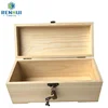 Most Affordable Exquisite Christmas Souvenirs Metal Coin Case Pine Wooden Gift Box